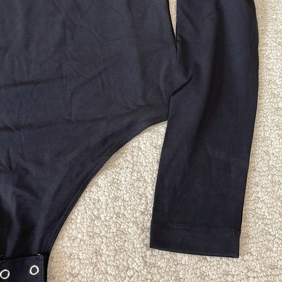 DYNAMITE NWT Maren Sculpt Long Sleeve Square Neck Bodysuit Size SMALL NEW - Picture 6 of 15